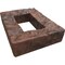Ekena Millwork 4"W x 3"D x 7 7/8"H Universal Electrical Cover for StoneWall Faux Stone Siding Panels, Canyon Brown PNUEC04X08CB - alternate 6